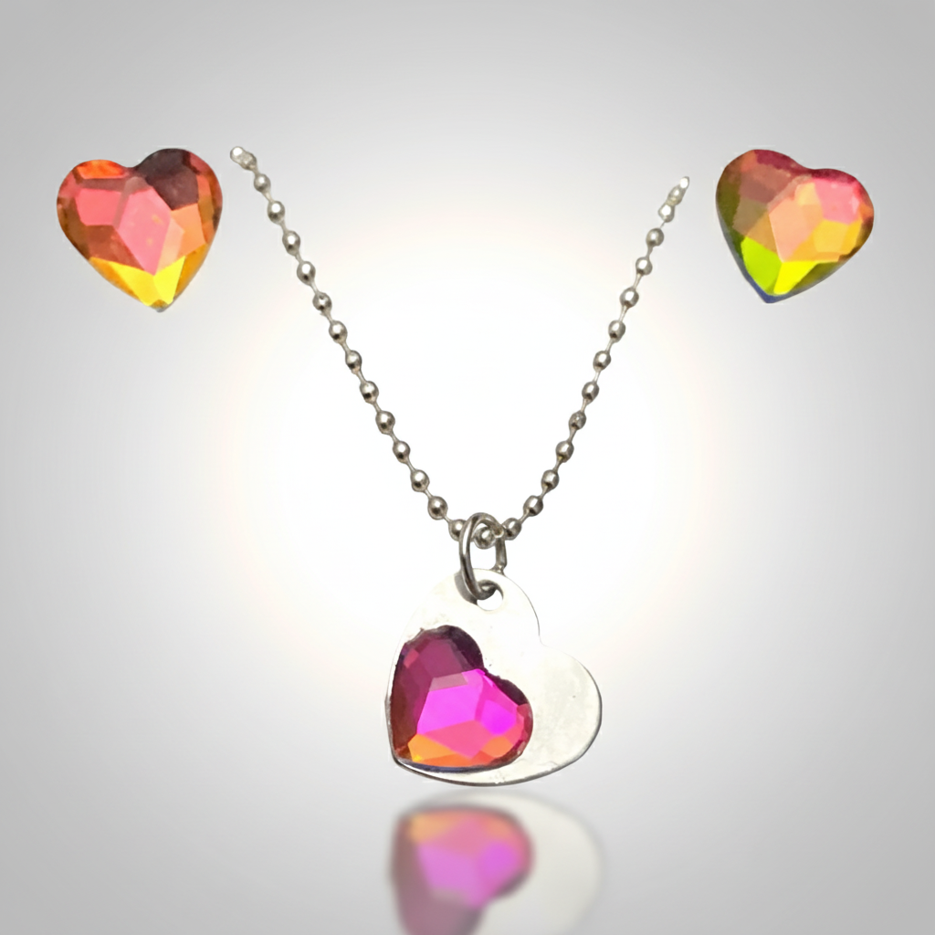 Sparkling Heart Bracelet - (Two Colours Available) - Rescinti