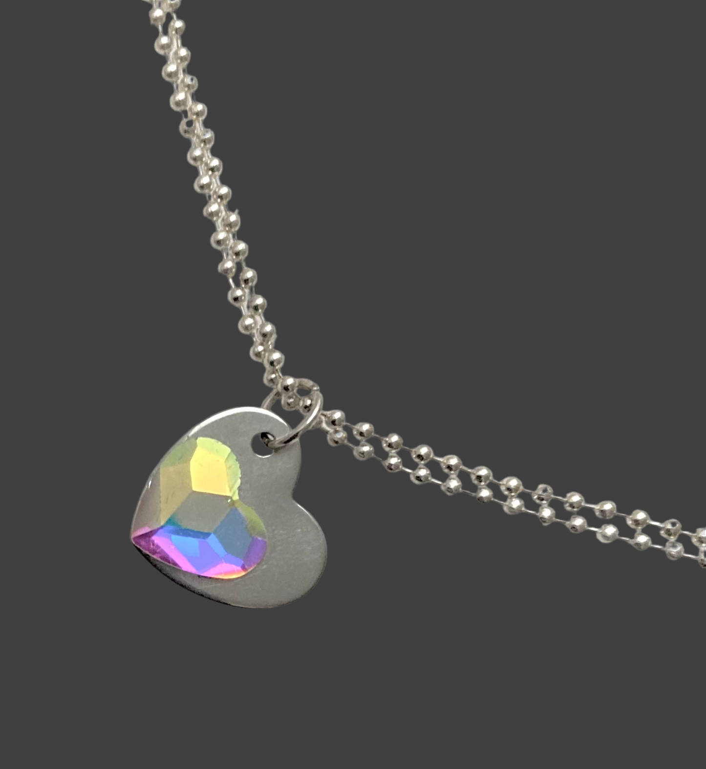 Sparkling Heart Jewellery Set - (Two Colours Available) - Rescinti