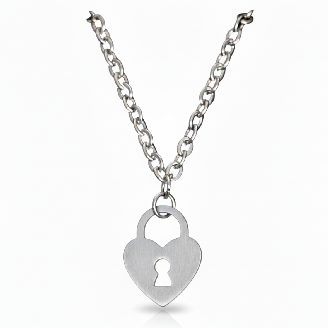Stainless Steel Heart Locket Necklace - Rescinti