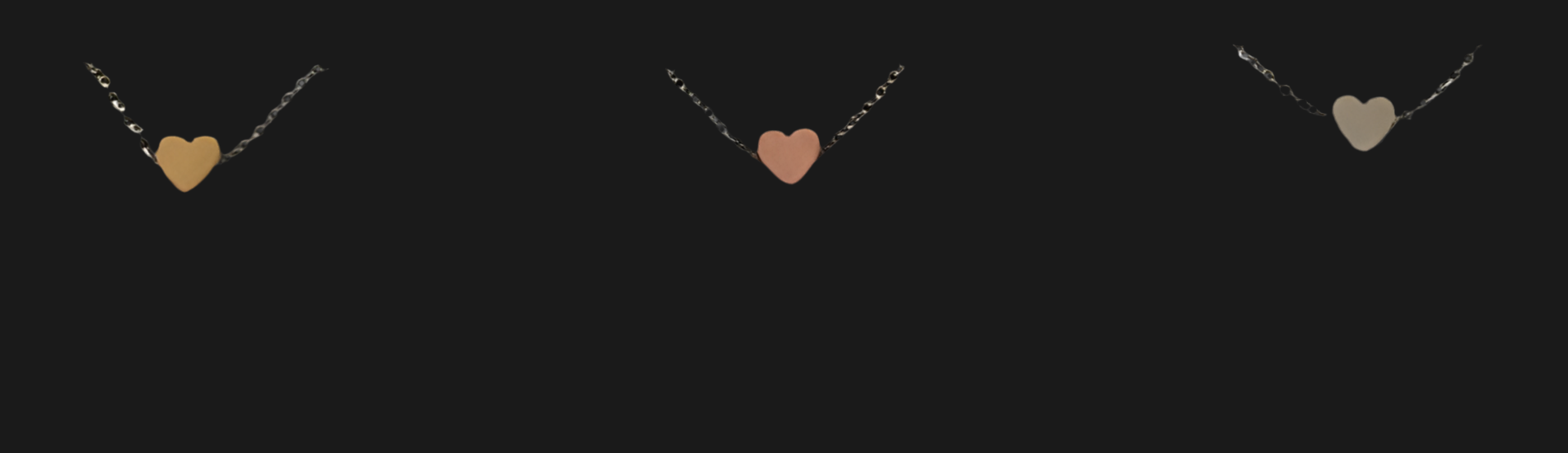 Stainless steel heart necklace - Rescinti