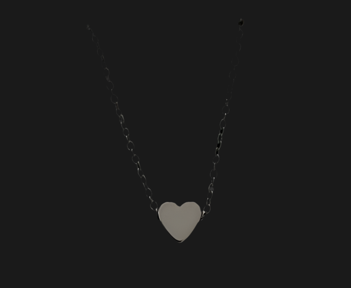 Stainless steel heart necklace - Rescinti