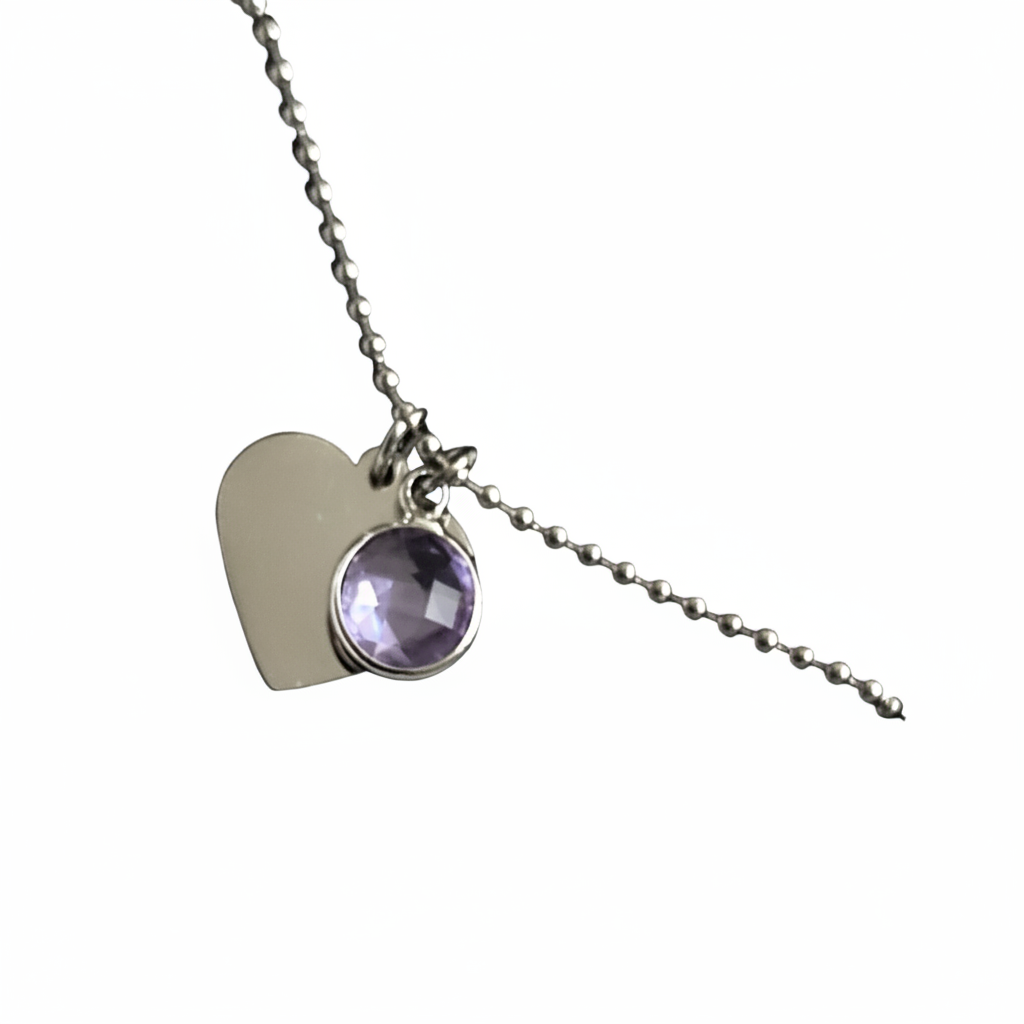 Stainless Steel Heart Charm Ball Bead Bracelet - (Three Colours Available) - Rescinti
