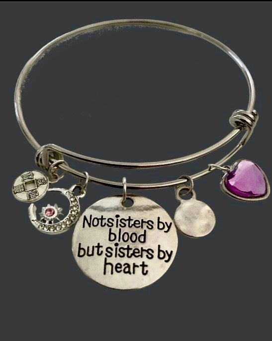 Sisters By Heart Stainless Steel Bangle - Rescinti