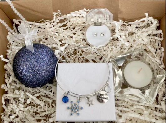 The Sparkly Blue Snowflake Gift Pack Hamper - Rescinti