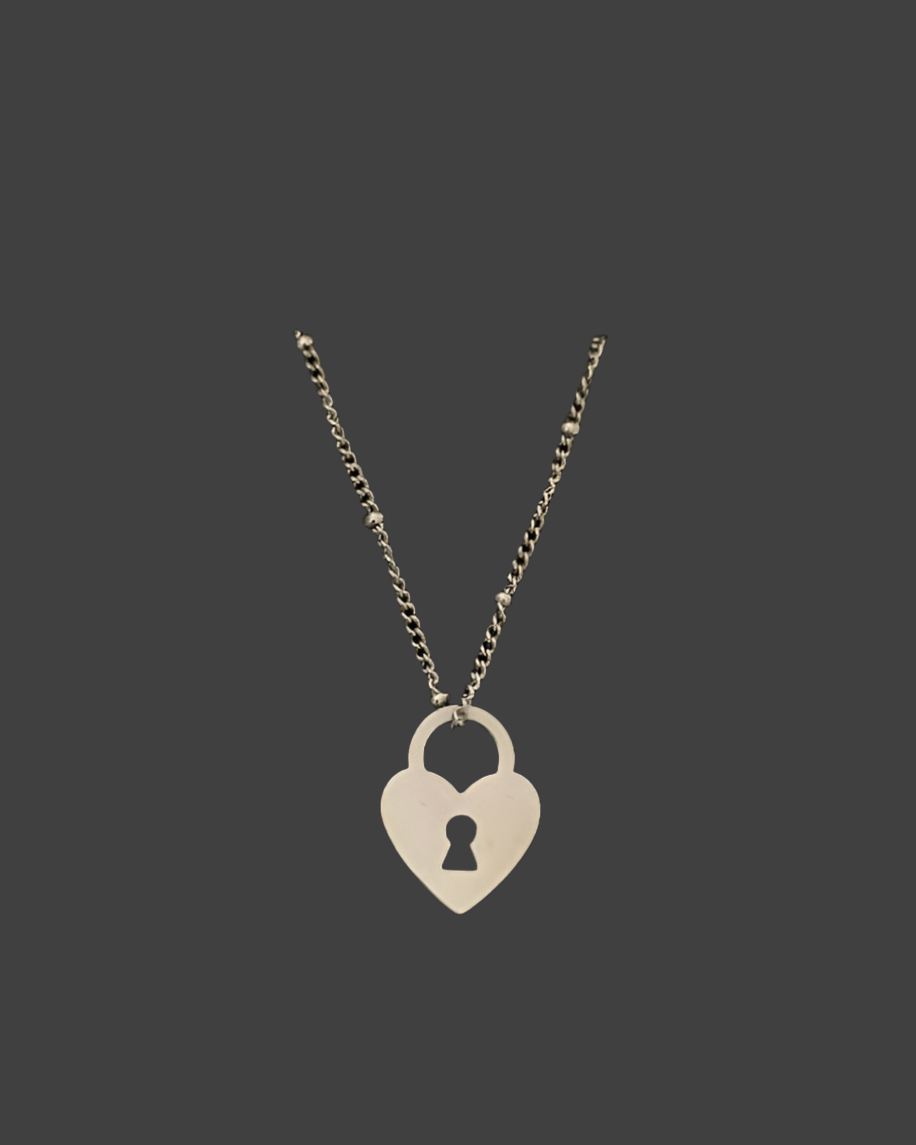 Stainless steel classic heart necklace - Rescinti