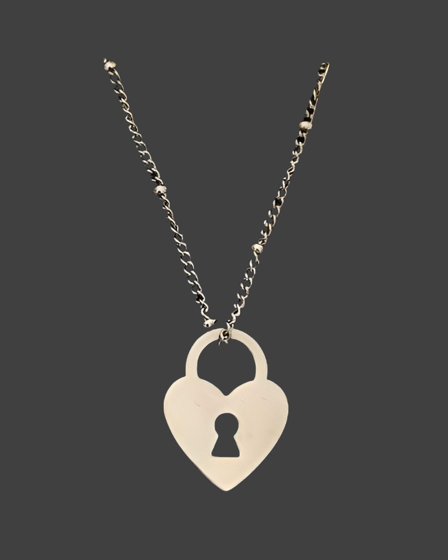 Stainless steel classic heart necklace - Rescinti