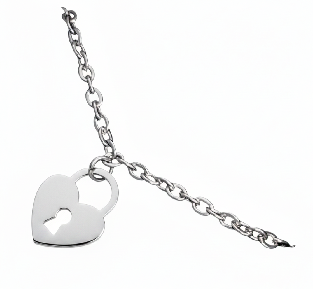 Stainless Steel Heart Locket Necklace - Rescinti