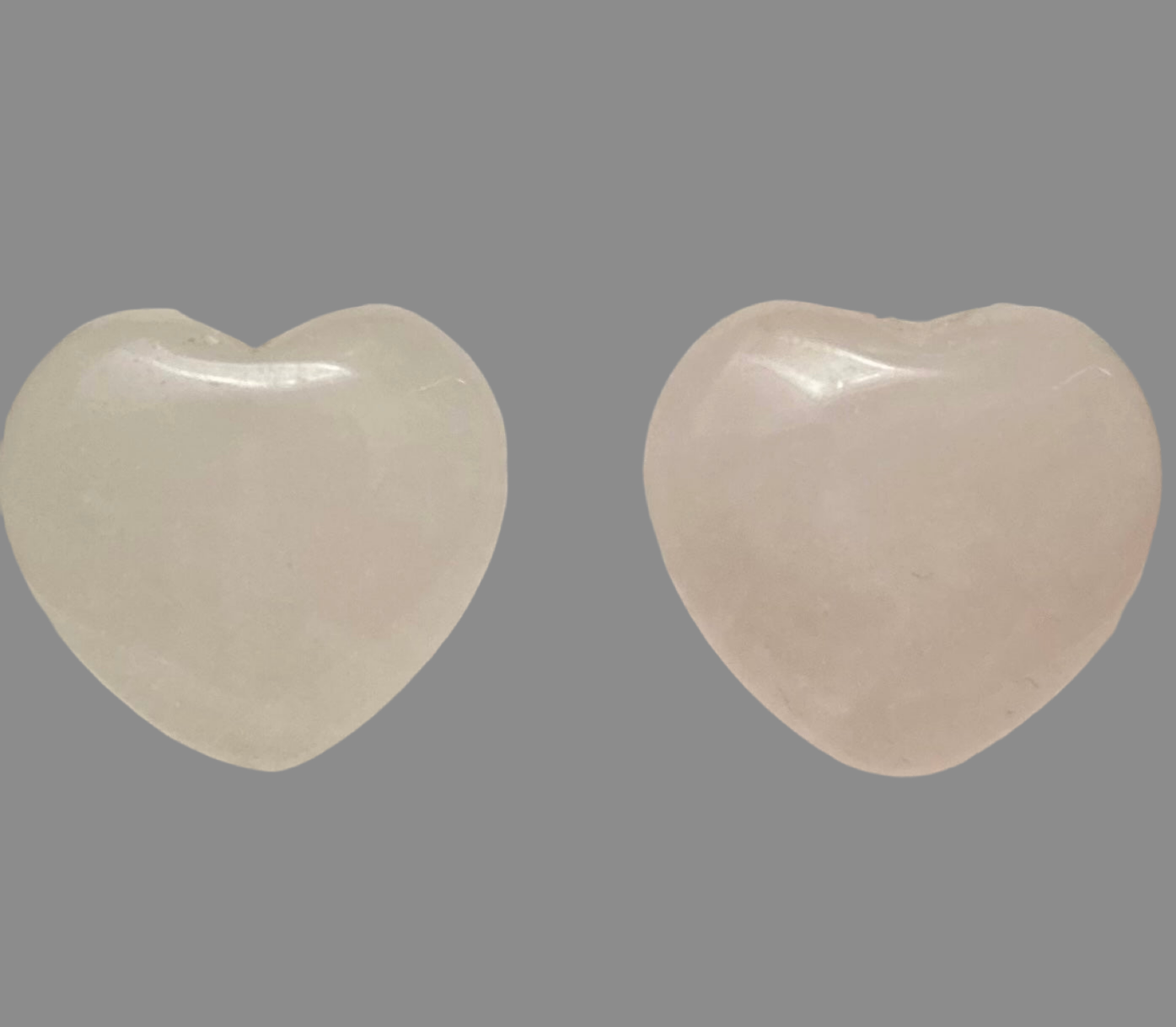 Heart Crystal Gemstone Stud Earrings - (Seven Colours Available) - Rescinti