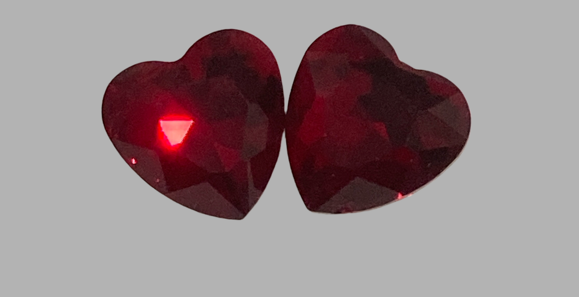 Stainless Steel Heart Crystal Stud Earrings - (Twenty Colours Available) Hypoallergenic - Rescinti