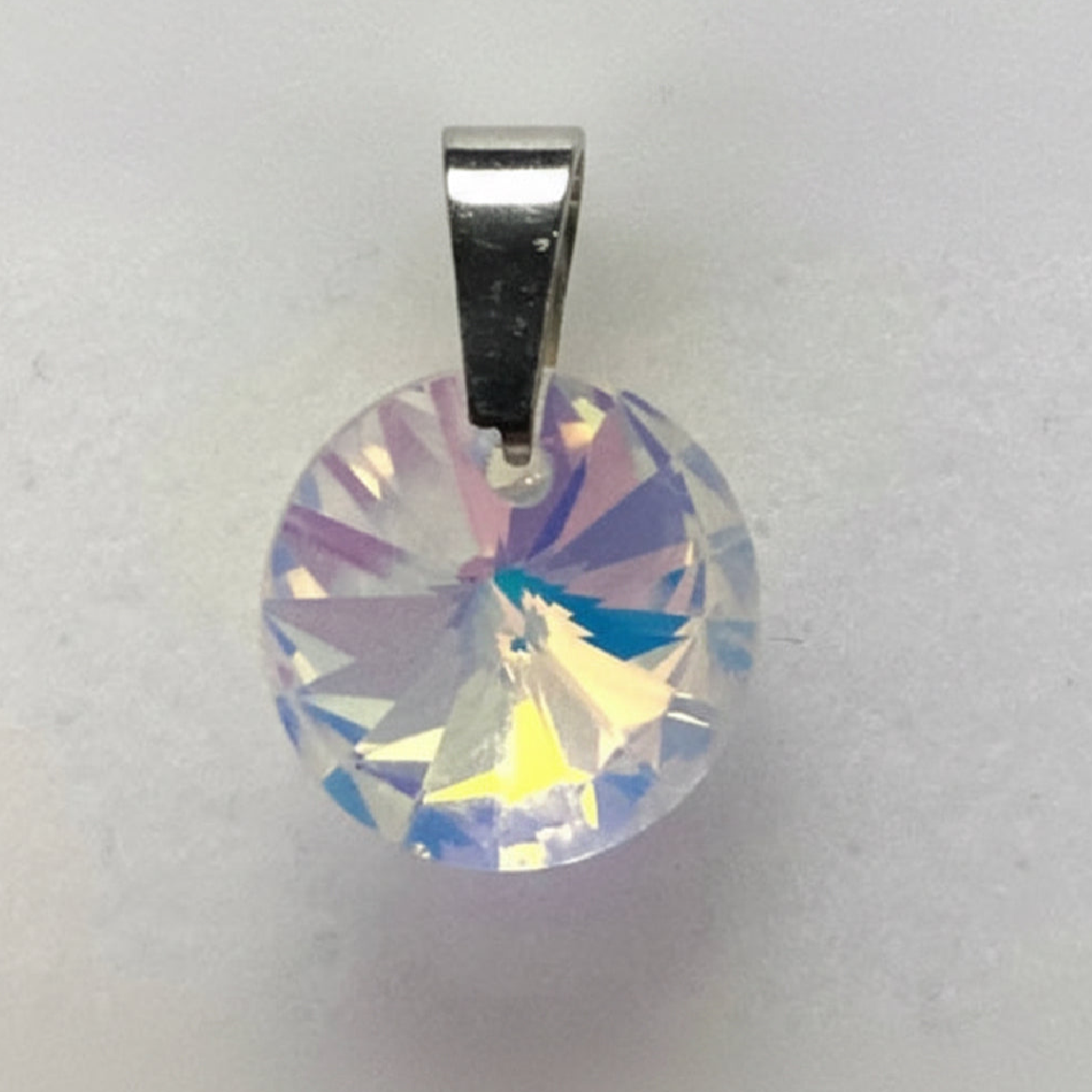 Layered Mini Star & Round Crystal Stainless Steel Necklace - (Four Colours Available) - Rescinti