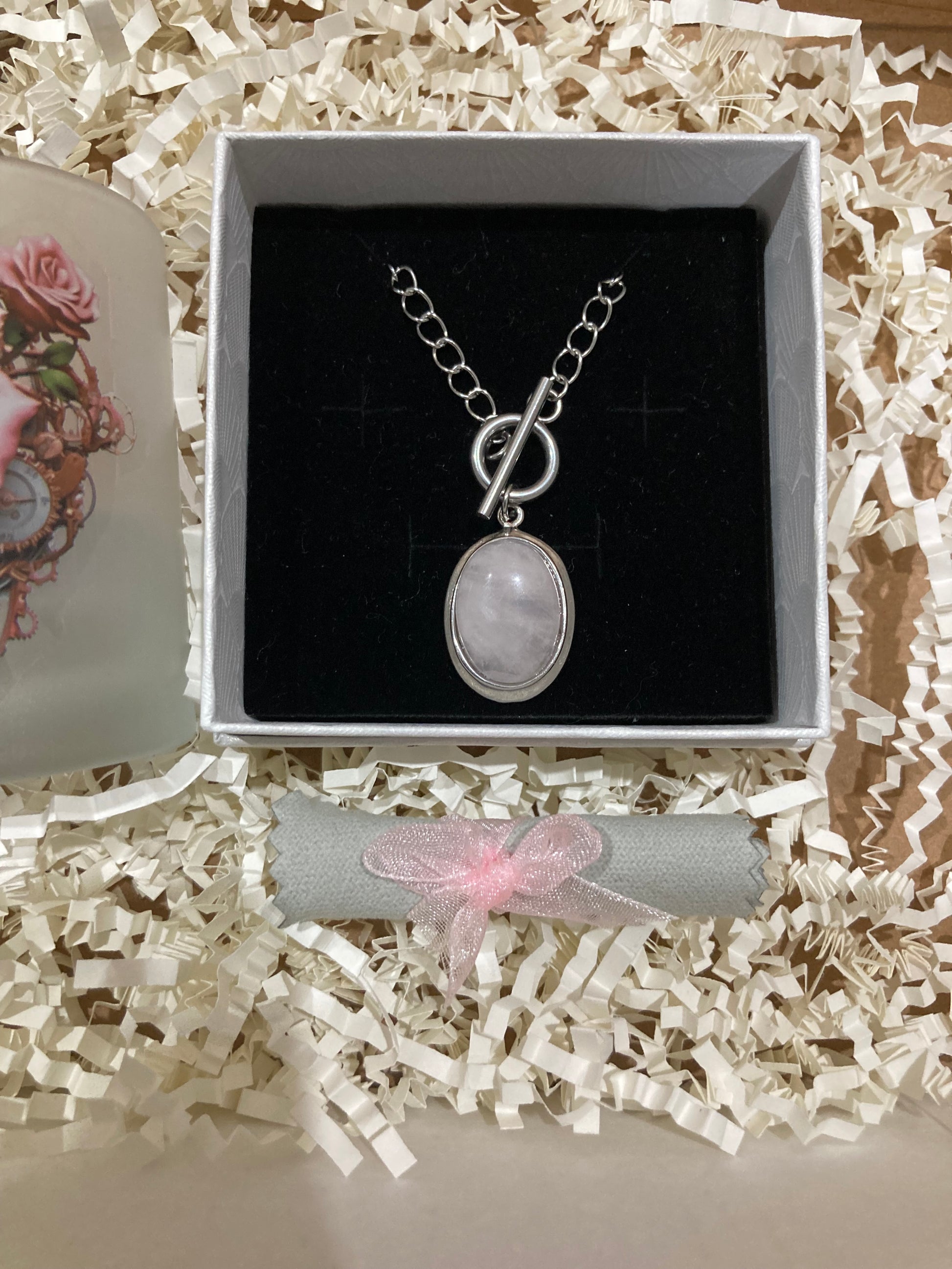 The Small Rose Quartz Gift Pack Hamper - Rescinti