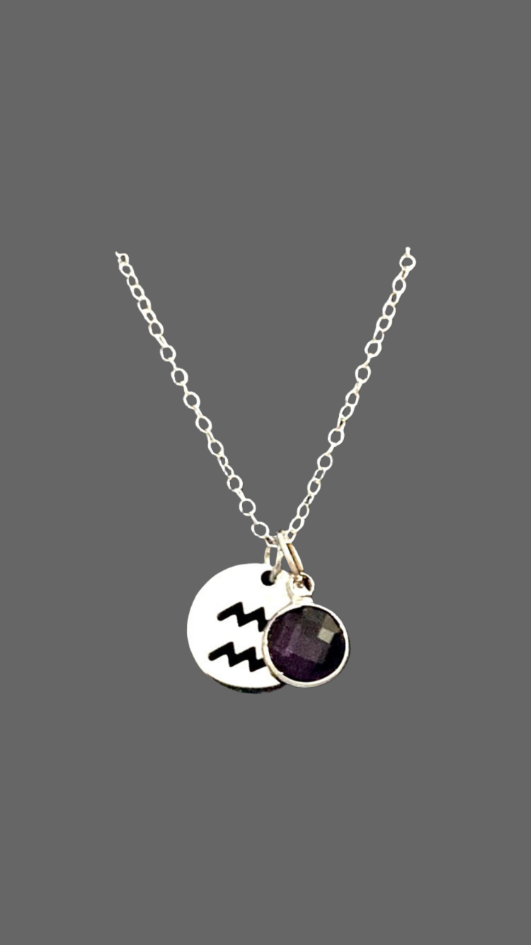 The Silver Zodiac Necklace - Rescinti