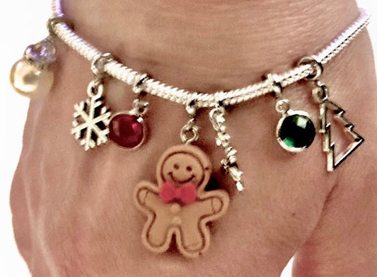 The Gingerbread Man Charm Bracelet - Rescinti