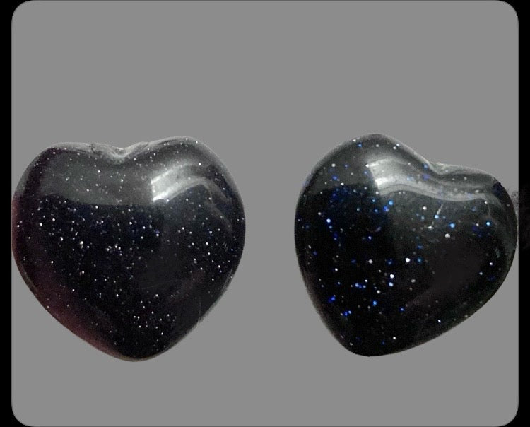 Heart Crystal Gemstone Stud Earrings - (Seven Colours Available) - Rescinti