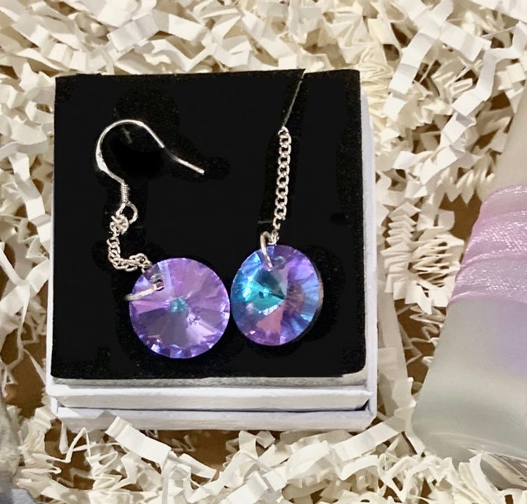 The Violet Dangle Earring Gift Pack Hamper - Rescinti