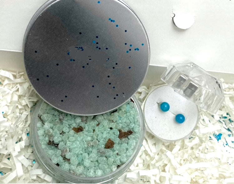 The $25 Blue Apatite Stud Earring Gift Pack - Rescinti