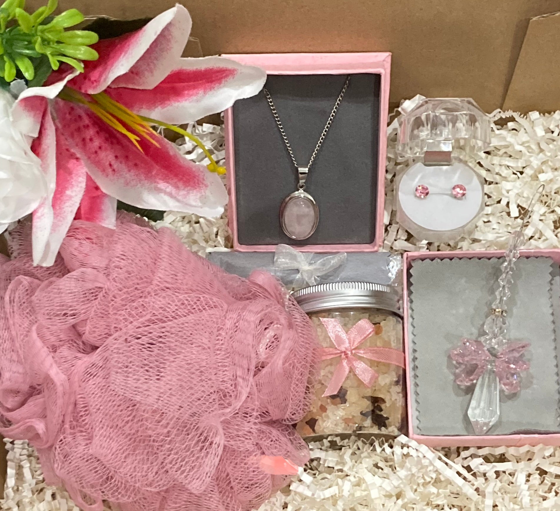 The Pink Rose Quartz Gift Box - Rescinti