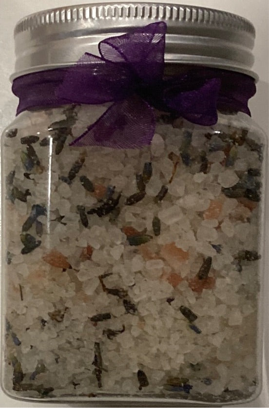 Organic Delux Bath Salts Approx 300grams- (Four scents available) - Rescinti