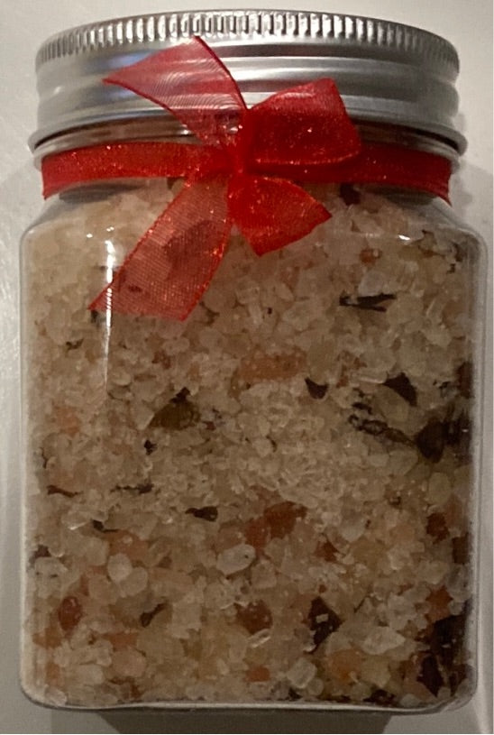 Organic Delux Bath Salts Approx 300grams- (Four scents available) - Rescinti