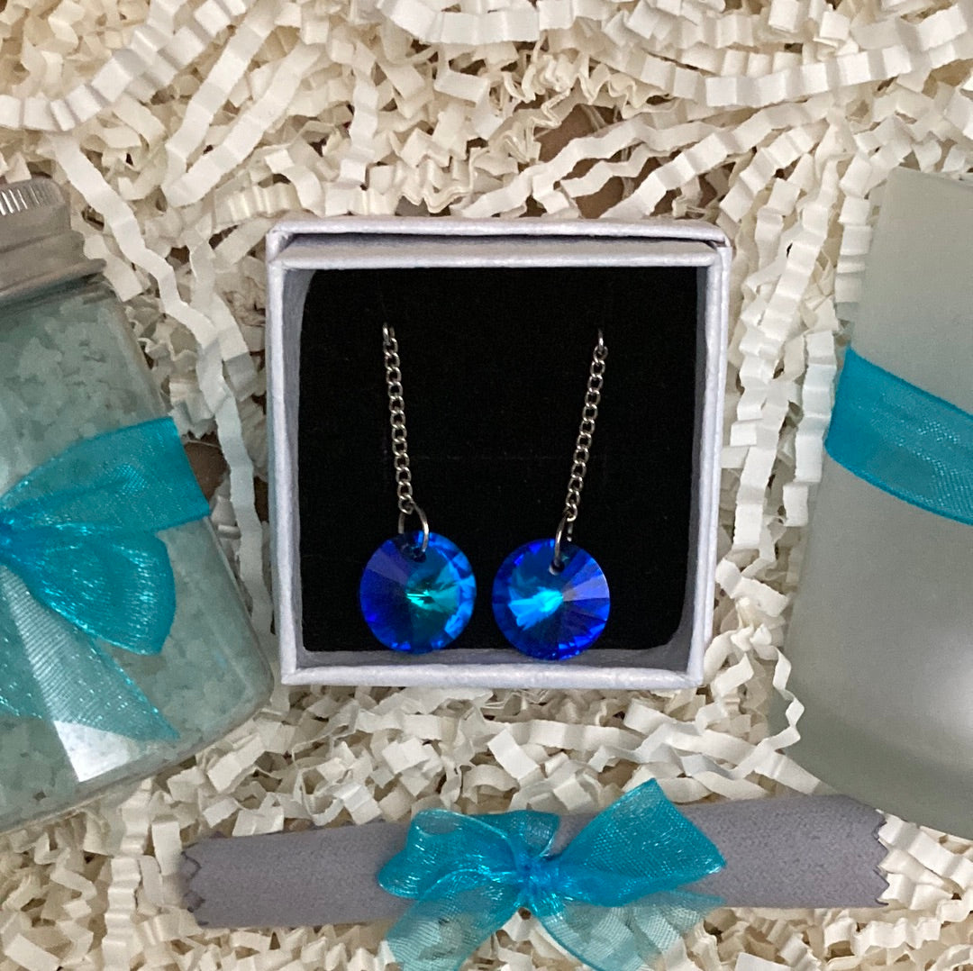 The Blue Dangle Earring Gift Pack Hamper - Rescinti